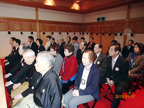 新年例会(新春祈願祭)