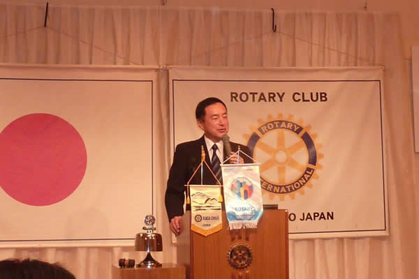 11月15日 ㈱ホテルアローレ代表取締役社長　太田長夫氏