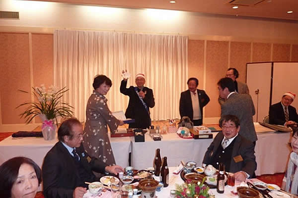 12月20日 Ｘｍａｓ家族例会　 於 長生殿