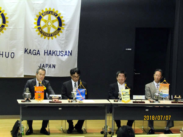 7月8日　加賀市中学生意見発表会 