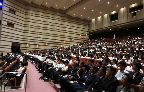 9月24日	　創立40周年記念事業:JAXA宇宙飛行士講演会開催