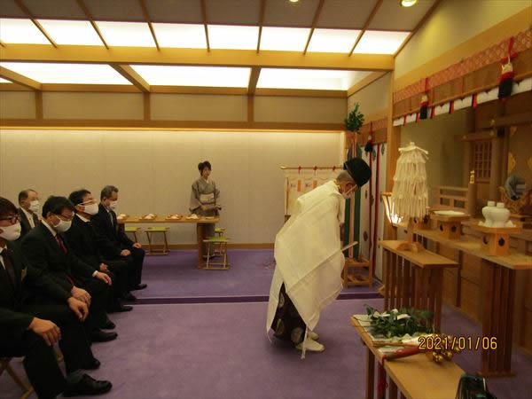 1月16日　第1899回例会　新春祈願祭