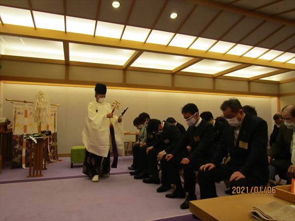 1月16日　第1899回例会　新春祈願祭