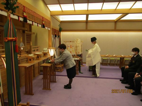 1月16日　第1899回例会　新春祈願祭