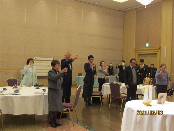 2月3日　第1903回例会　創立40周年記念例会