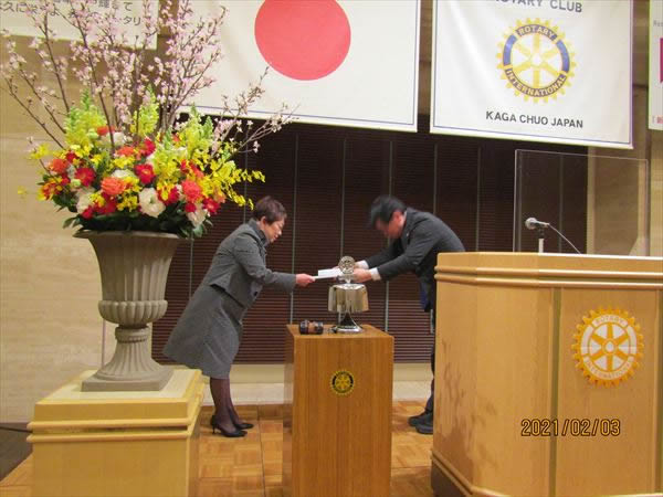 2月3日　第1903回例会　創立40周年記念例会