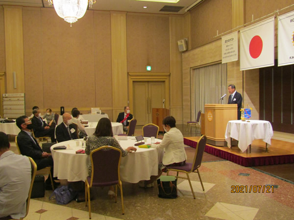 7月21日 第1912回例会　ガバナー補佐訪問