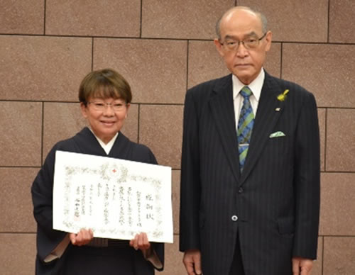 9月30日（木）令和3年度献血成績優良団体等に対する感謝状等伝達及び贈呈式