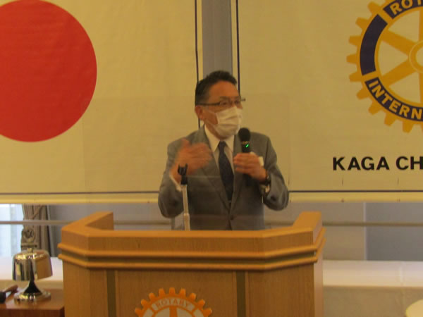 10月27日（水）第1918回例会 第2610地区神野正博ガバナー公式訪問