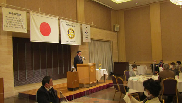 12月1日（水）第1922回例会　新会員卓話
