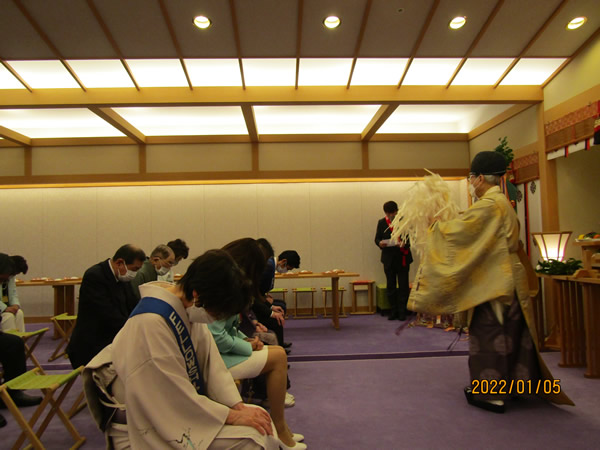 1月5日（水）第1926回例会　新春祈願祭