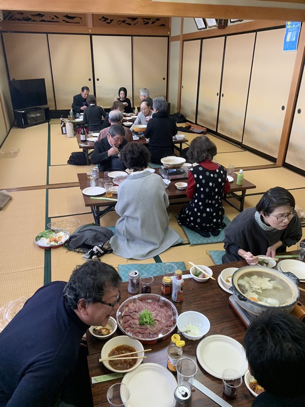 1月27日（土）　新会員歓迎会並びに天然能登寒ブリをほおばる会開催